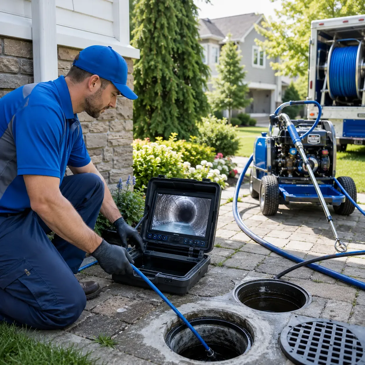 Outdoor drain cleaning professionals serving New Augusta, MS
