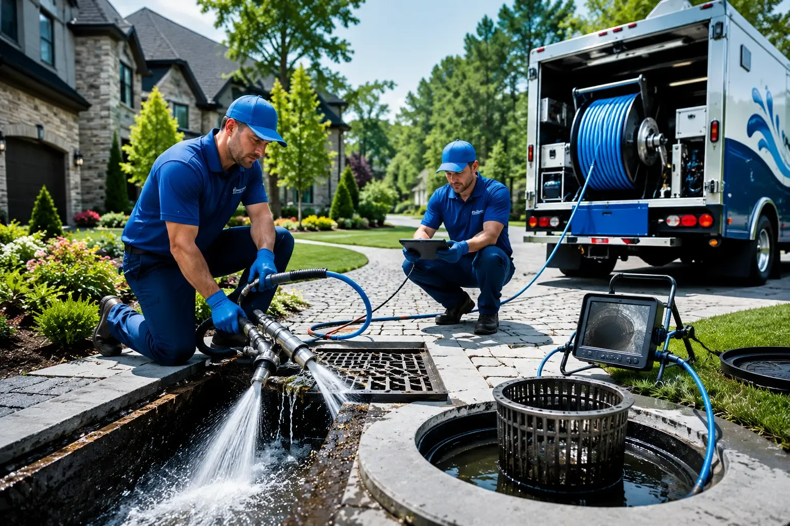 Local outdoor drain cleaning professionals in New Augusta, MS